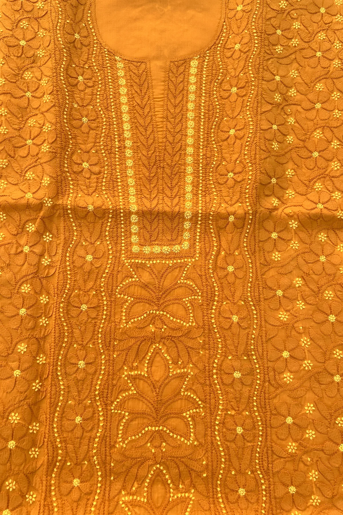 Arsh Handcrafted Cotton Unstitched Chikankari 3pc Suit Length - Image 2
