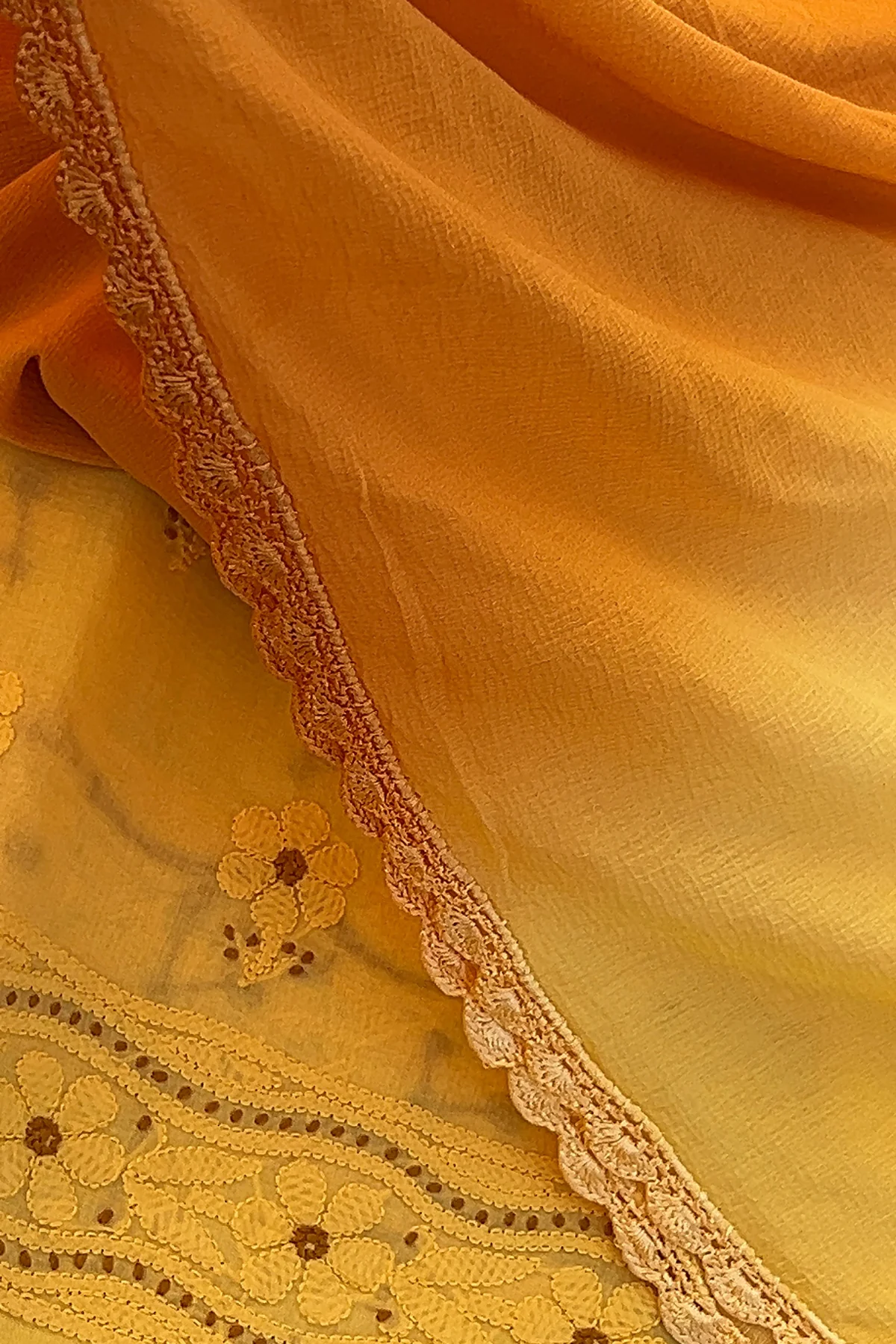 Arsh Handcrafted Cotton Unstitched Chikankari 3pc Suit Length - Image 6