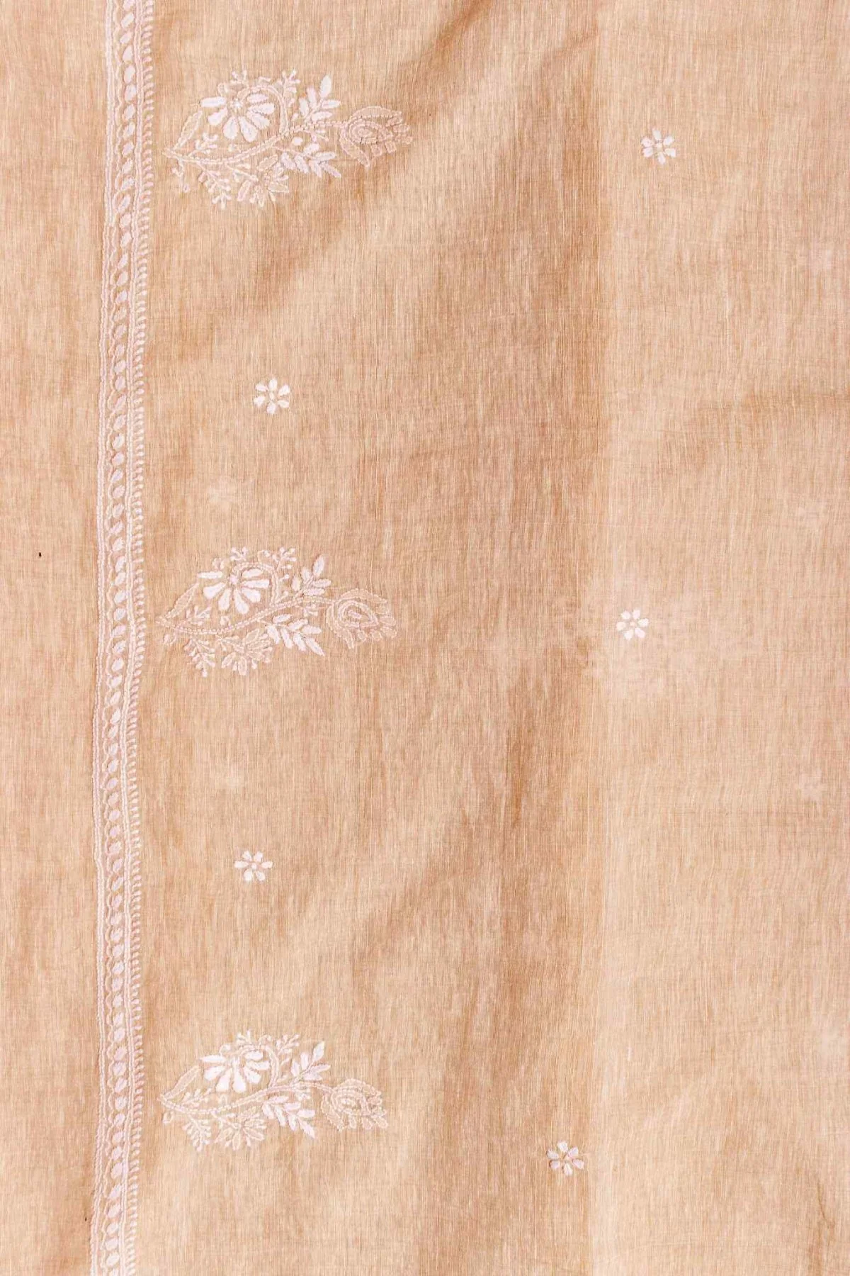 Arsh Handcrafted Khadi Cotton Unstitched Chikankari Kurti and Dupatta Seta - Image 5
