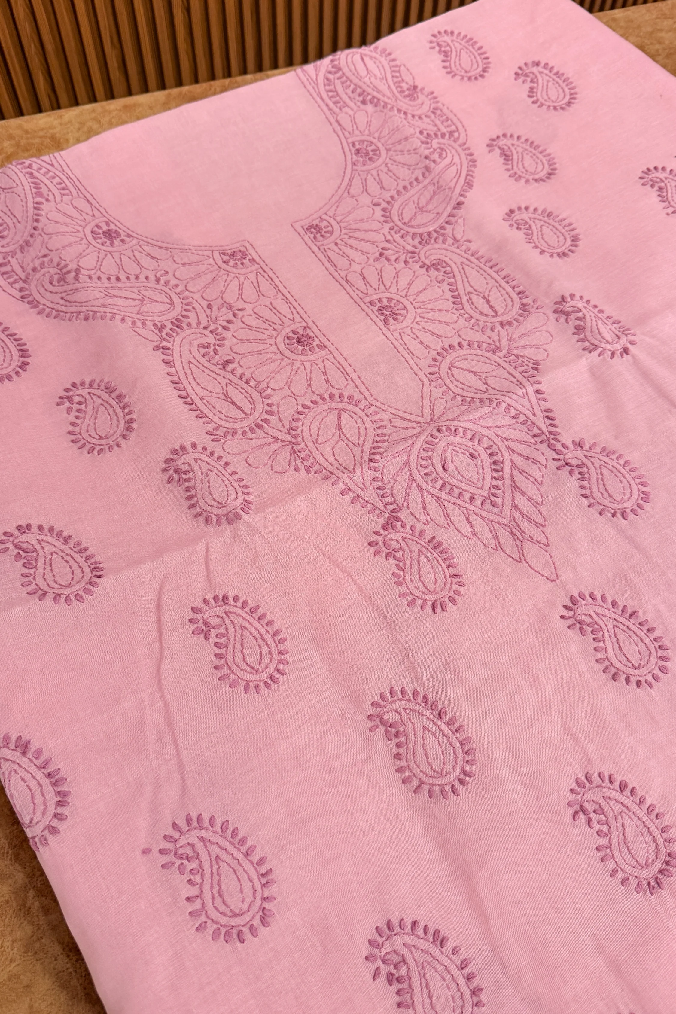 Arsh Handcrafted Pure Cotton Unstitched Chikankari Kurti Pc