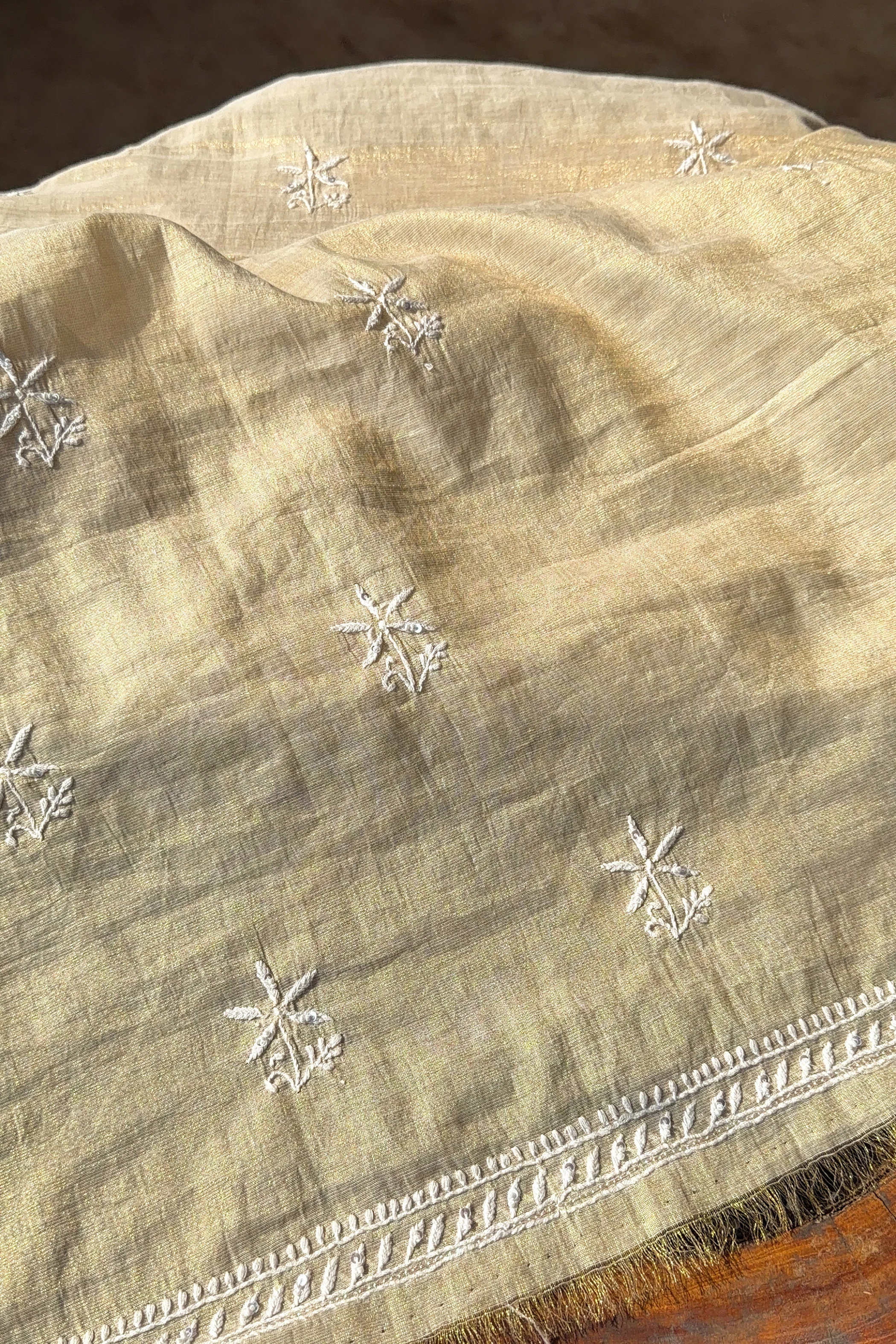 Arsh Handcrafted Pure Tissue Kurti and Dupatta set. - Image 10