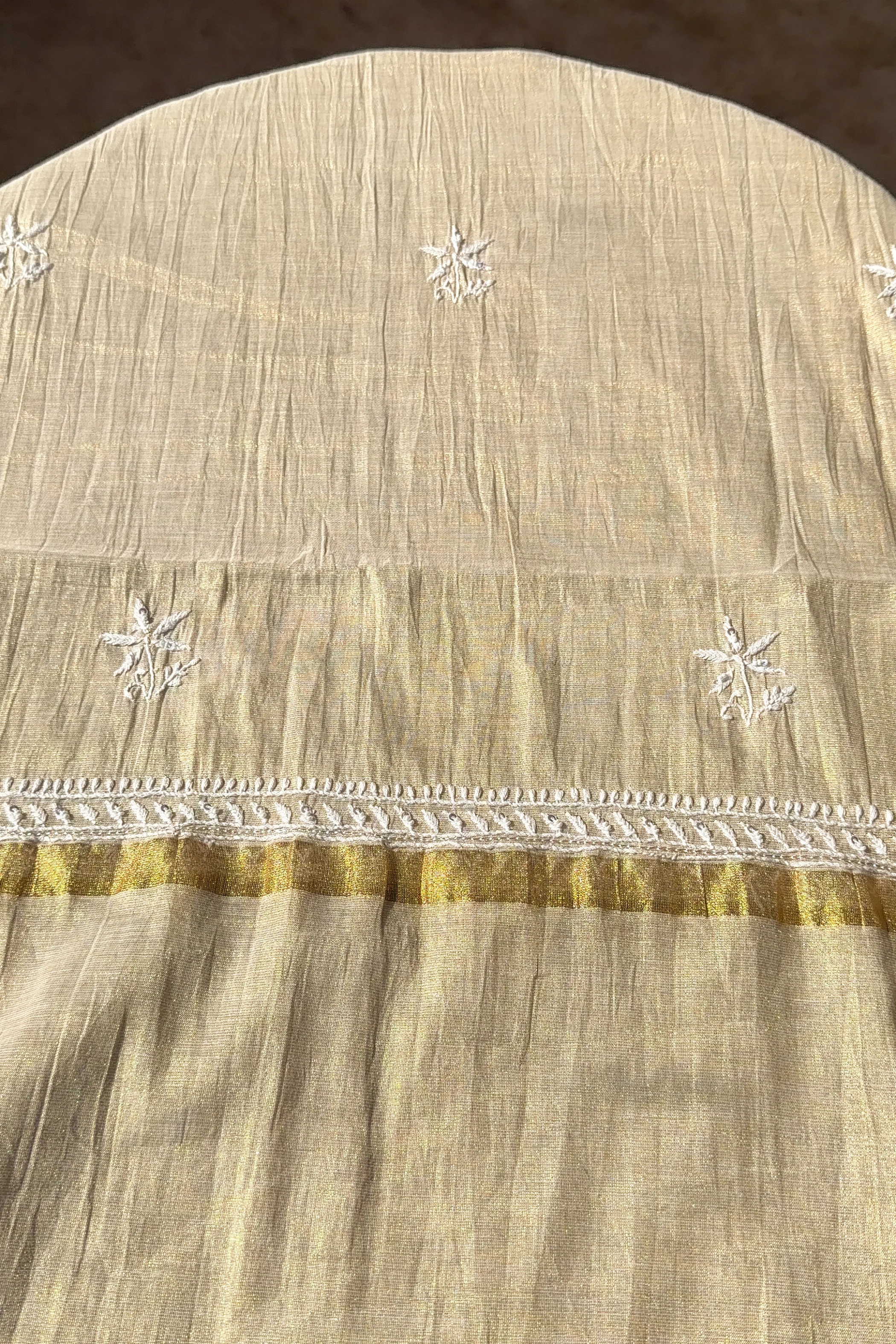 Arsh Handcrafted Pure Tissue Kurti and Dupatta set. - Image 5