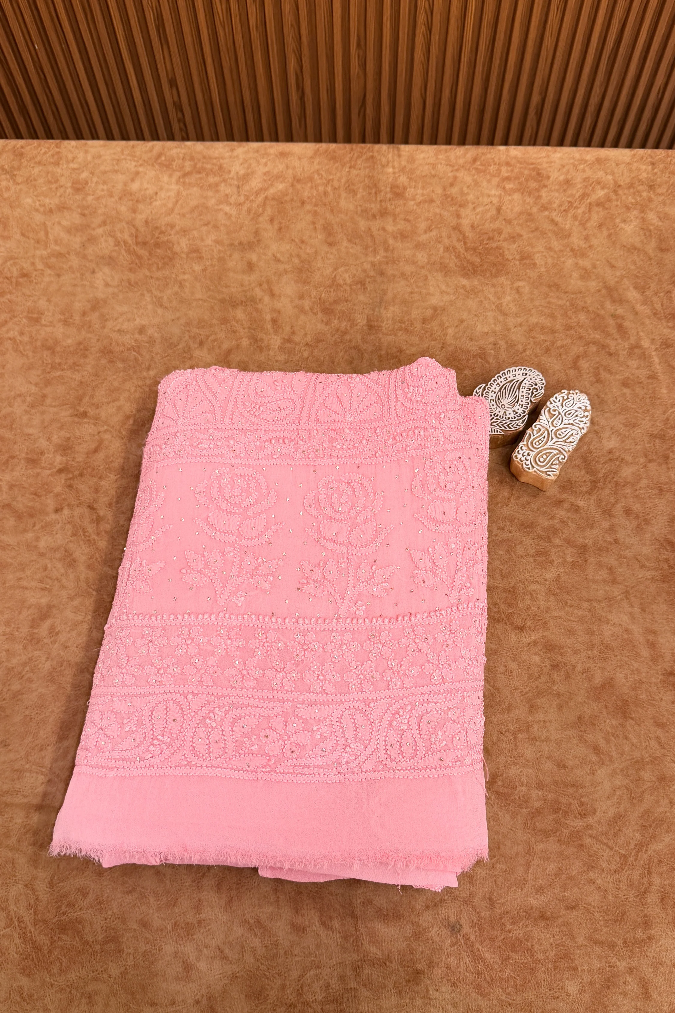 Arsh Handcrafted Pure Viscose Georgette Unstitched Chikankari 2pc Set