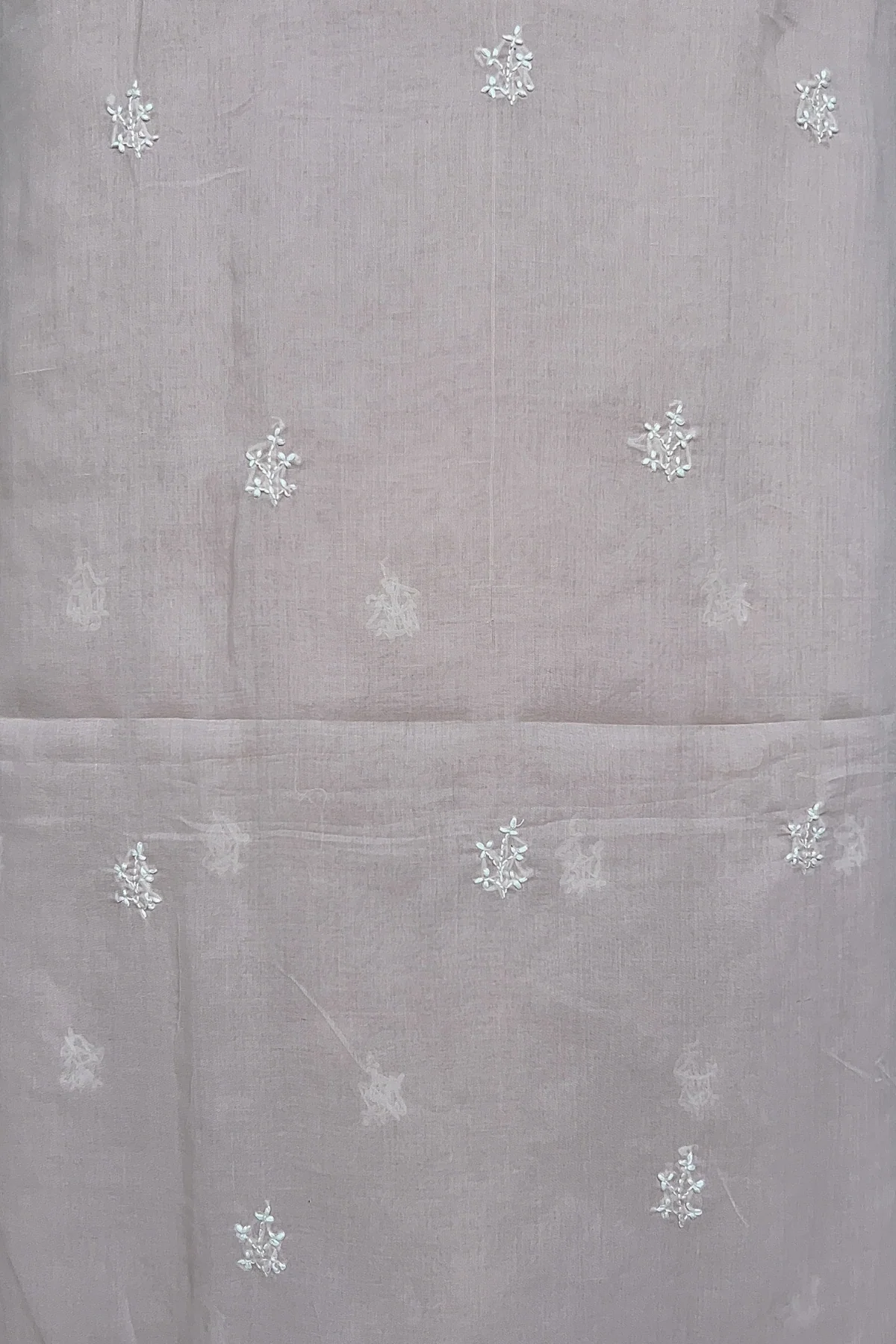 Arsh Handcrafted Cotton Unstitched Chikankari 3pc Suit - Image 3