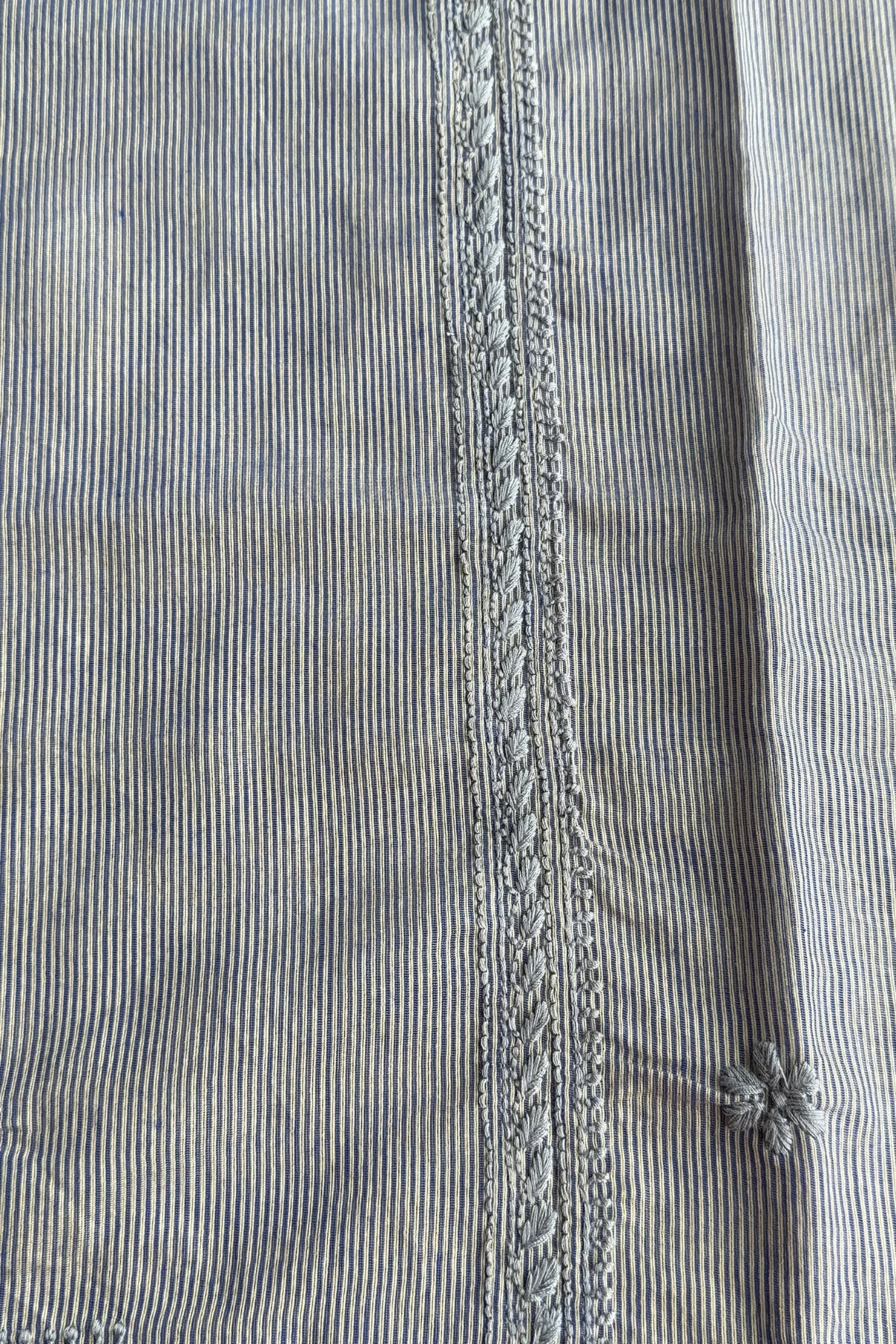 Arsh Handmade Pure Tissue Cotton Chikankari Suit Piece - Image 4